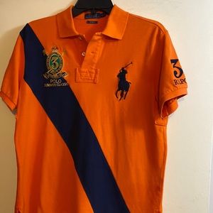 Polo shirt by Ralph Lauren orange color